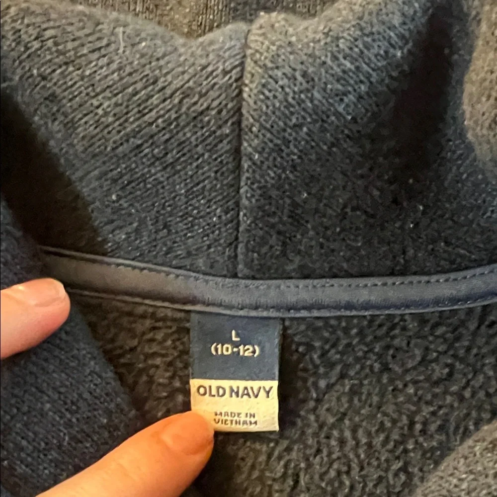 Old Navy Navy Fleece Jacket